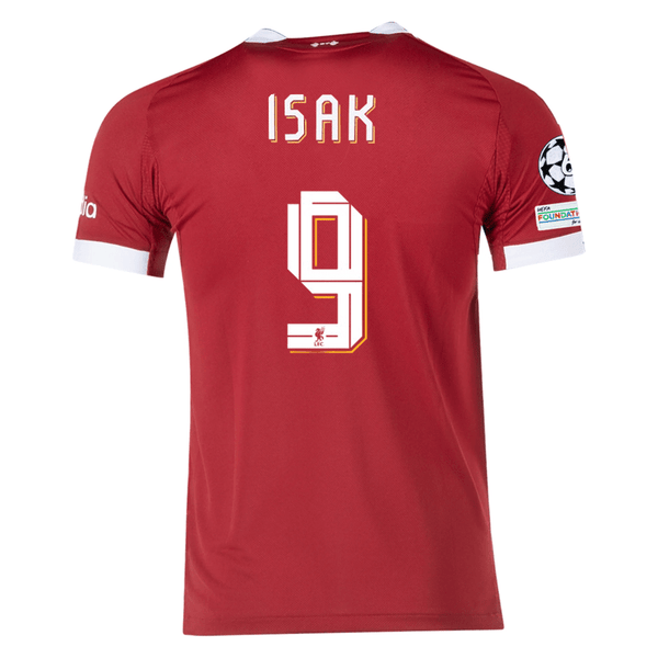 adidas Men's Liverpool FC Authentic Isak Home Jersey 25/26 w/ Champion