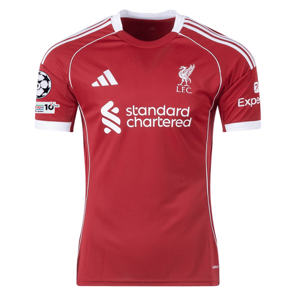 adidas Men's Liverpool Mac Allister Home Jersey 25/26 w/ Champions Lea