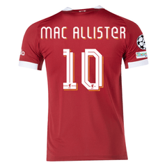 adidas Men's Liverpool FC Authentic Mac Allister Home Jersey 25/26 w/