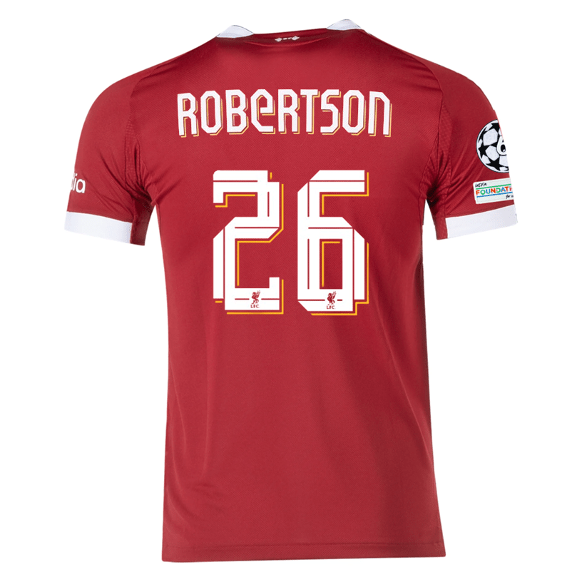 adidas Men's Liverpool Robertson Home Jersey 25/26 w/ Champions League