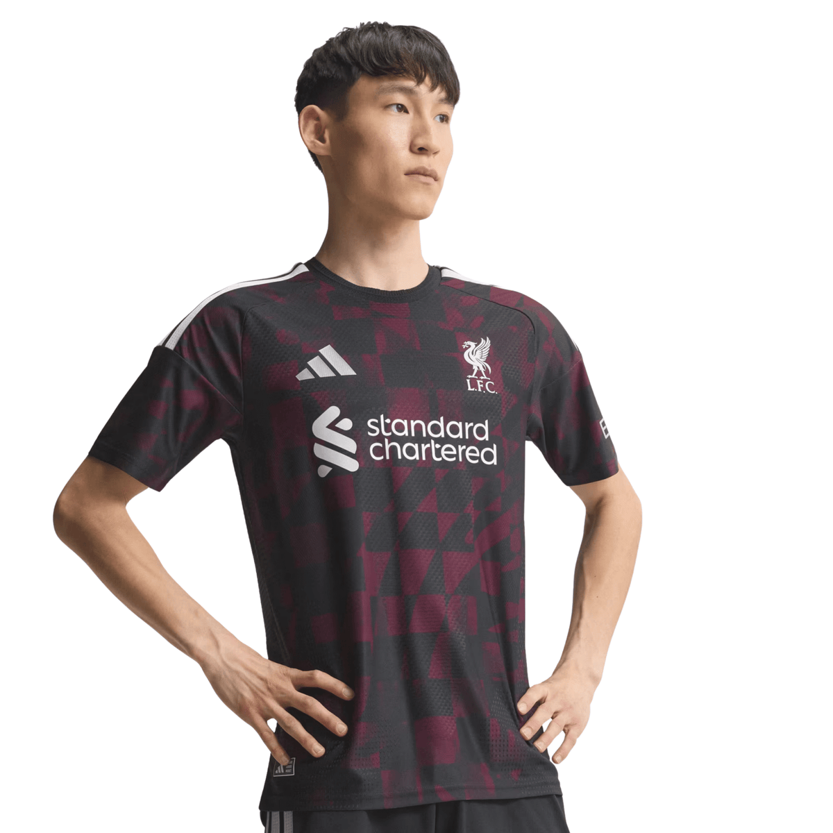 adidas Mens Liverpool Third Authentic Jersey 26/27 (Black) | SoccerWearhouse