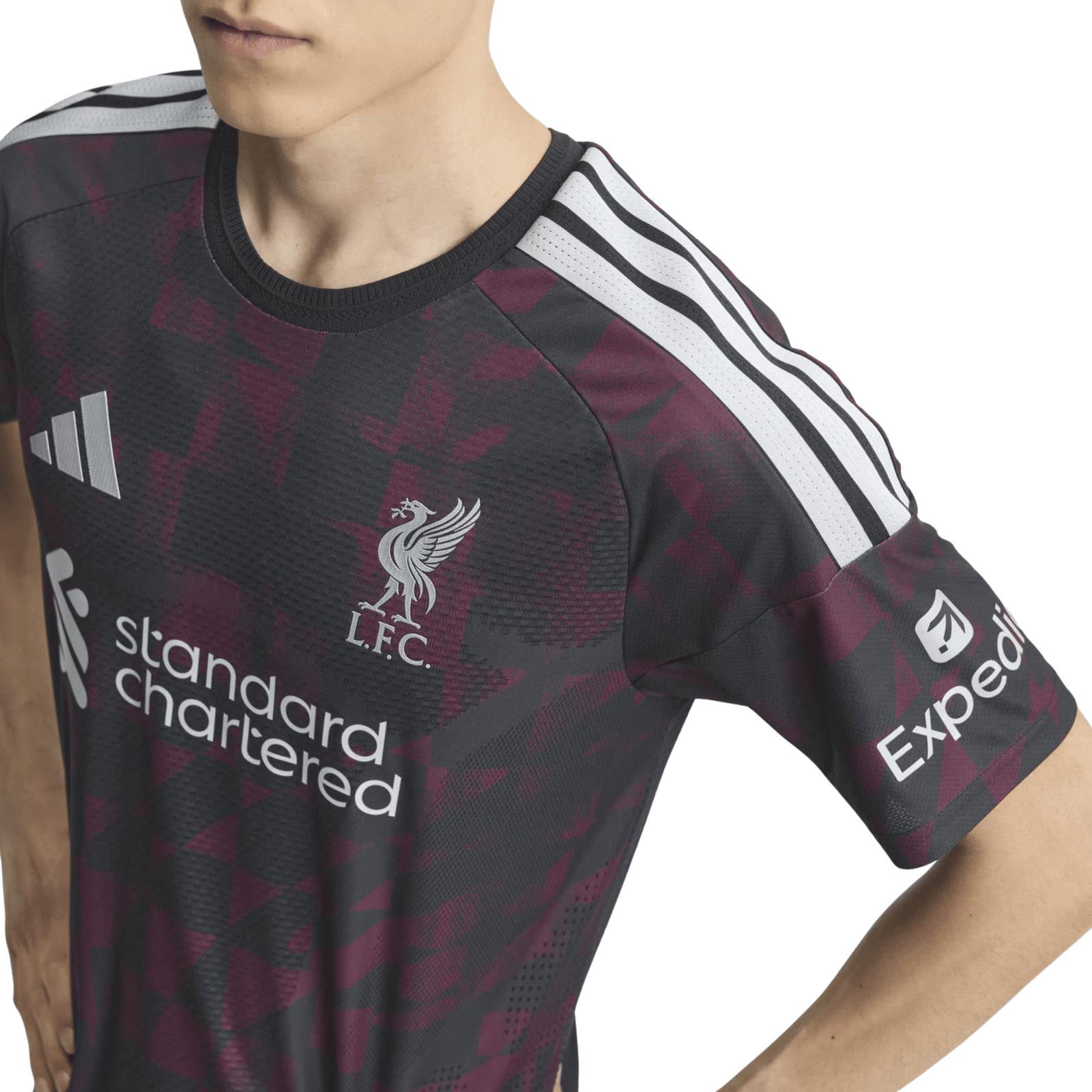 adidas Mens Liverpool Third Authentic Jersey 26/27 (Black) | SoccerWearhouse