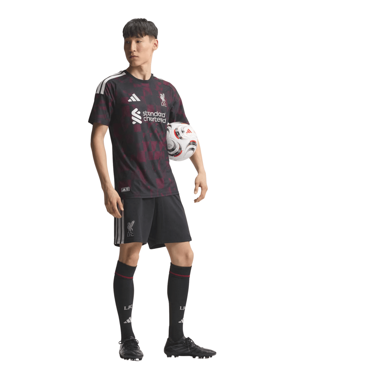adidas Mens Liverpool Third Authentic Jersey 26/27 (Black) | SoccerWearhouse