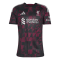 adidas Mens Liverpool Third Jersey 26/27 (Black/Red)