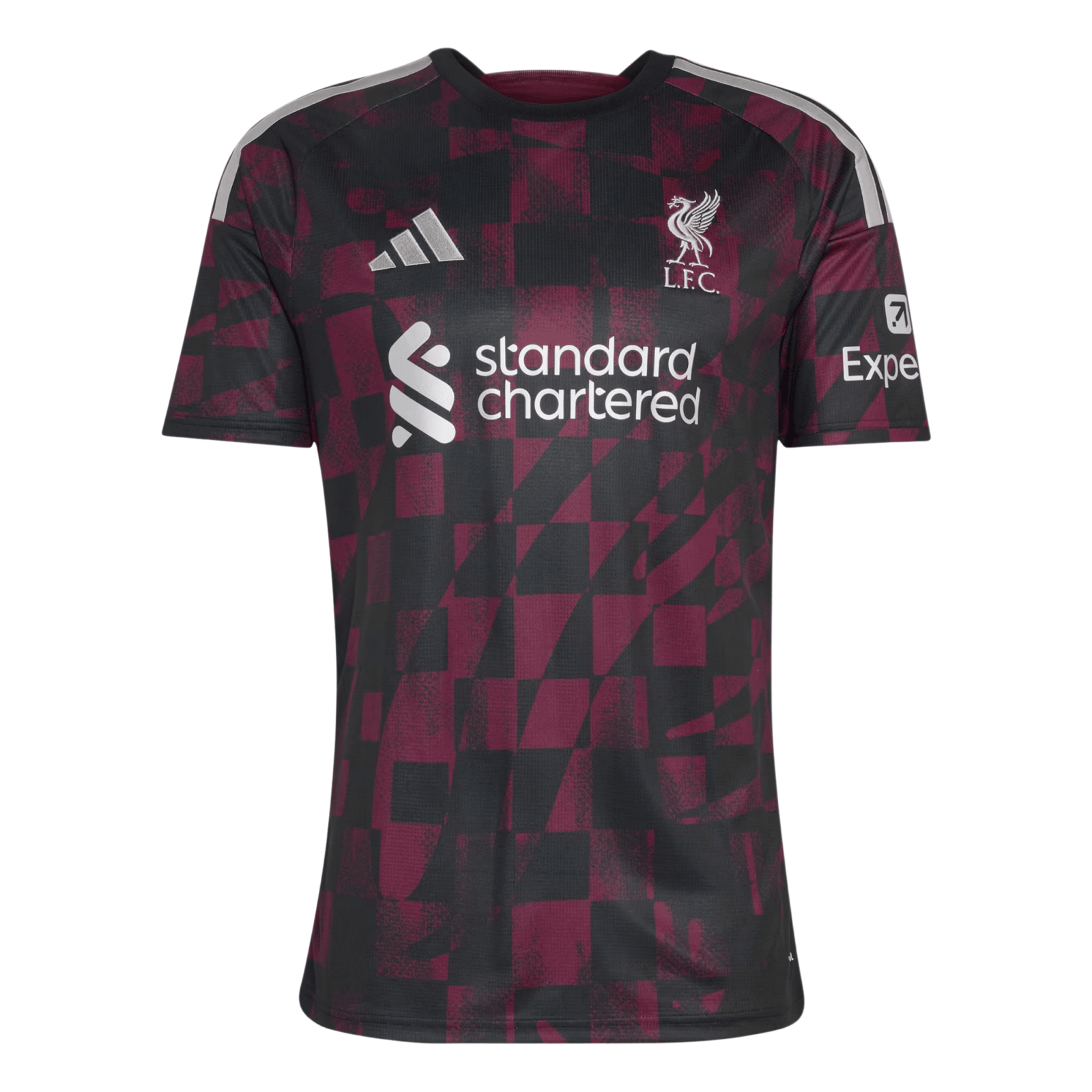 adidas Mens Liverpool Third Jersey 26/27 (Black/Red) | SoccerWearhouse