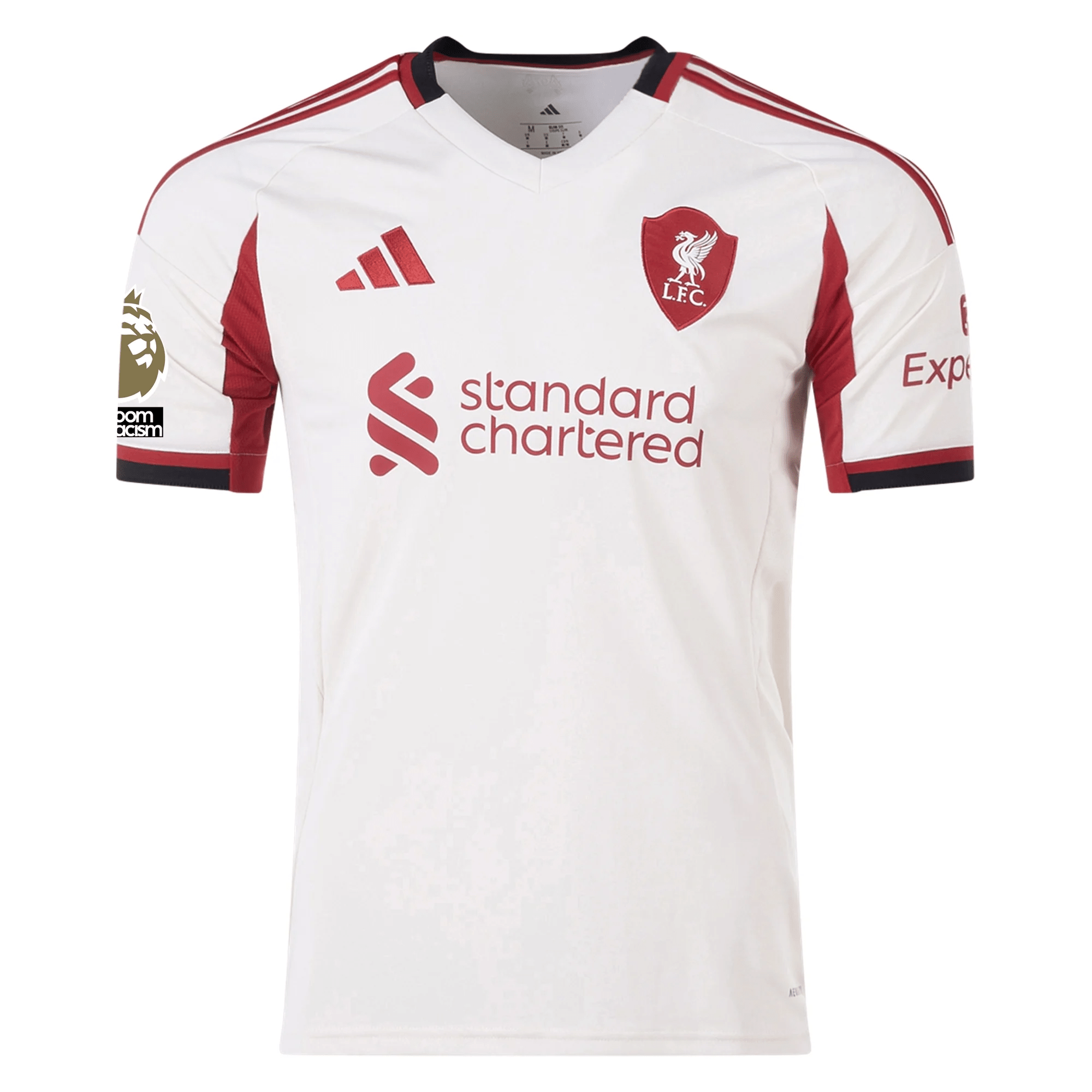 ソボスライ away L adidas Men's Liverpool Dominik Szoboszlai Away Jersey w/ EPL Champions