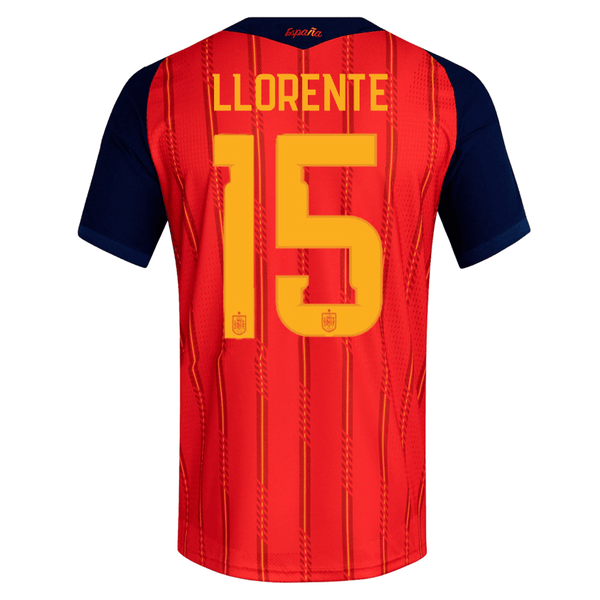 adidas Men's LLorente Spain Authentic World Cup Home Jersey 2026 (Vivi