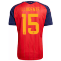 adidas Men's LLorente Spain World Cup Home Jersey 2026 (Vivid Red)