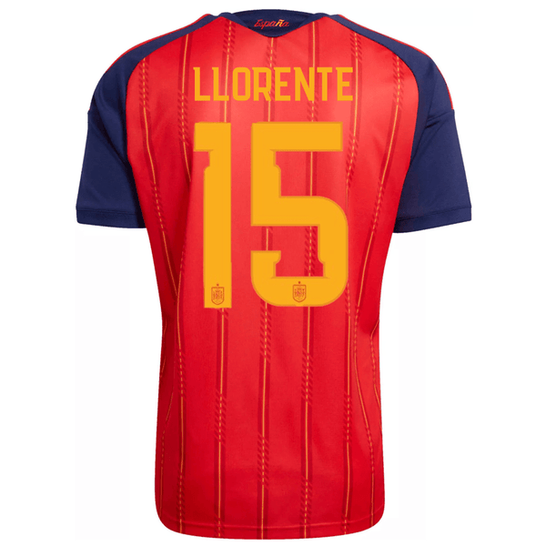 adidas Men's LLorente Spain World Cup Home Jersey 2026 (Vivid Red)