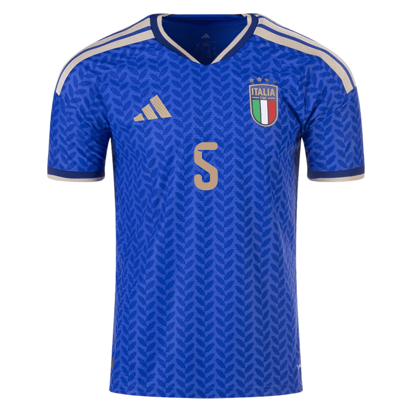 adidas Men's Locatelli Italy 2026 Authentic Home Jersey (Bold Blue) | SoccerWearhouse
