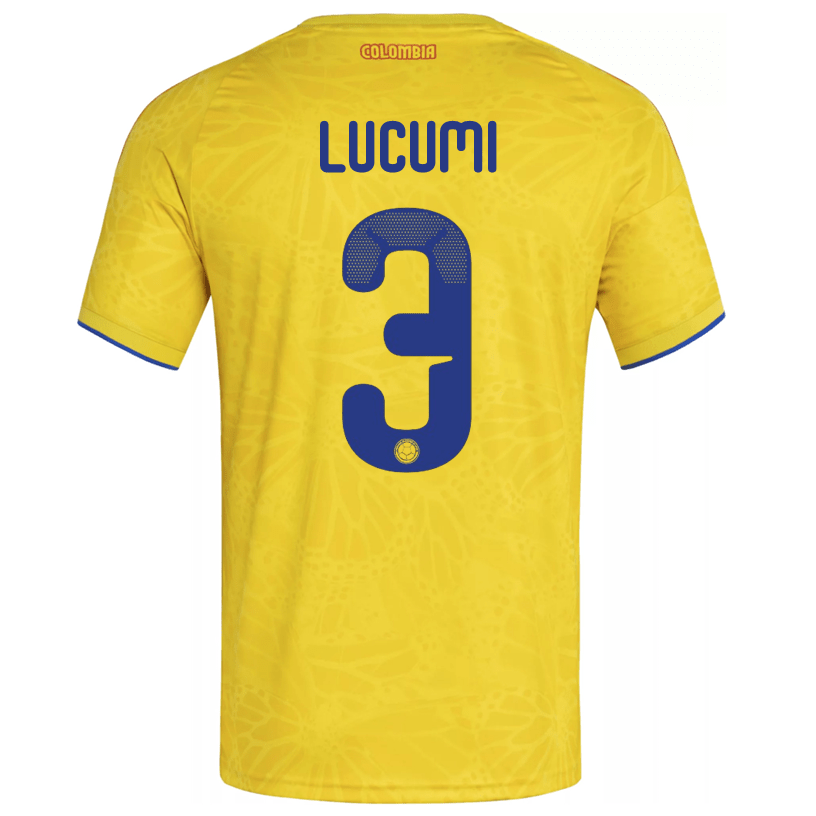 adidas Men's Lucumi Colombia 2026 Home Jersey (Impact Yellow) | SoccerWearhouse