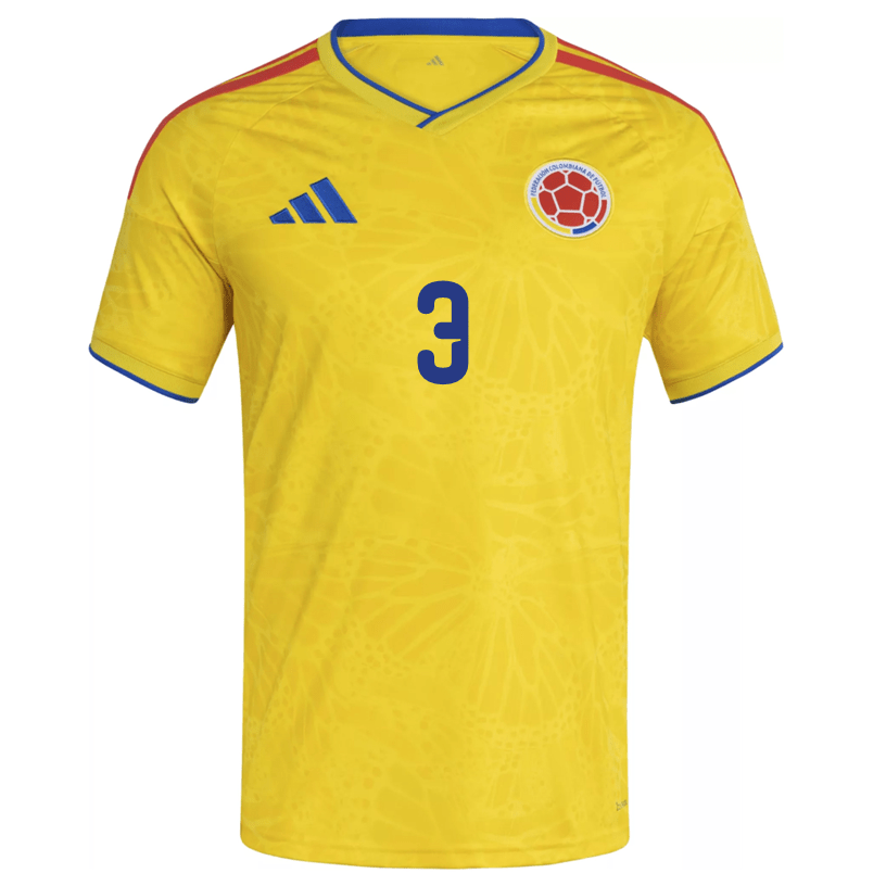adidas Men's Lucumi Colombia 2026 Home Jersey (Impact Yellow) | SoccerWearhouse