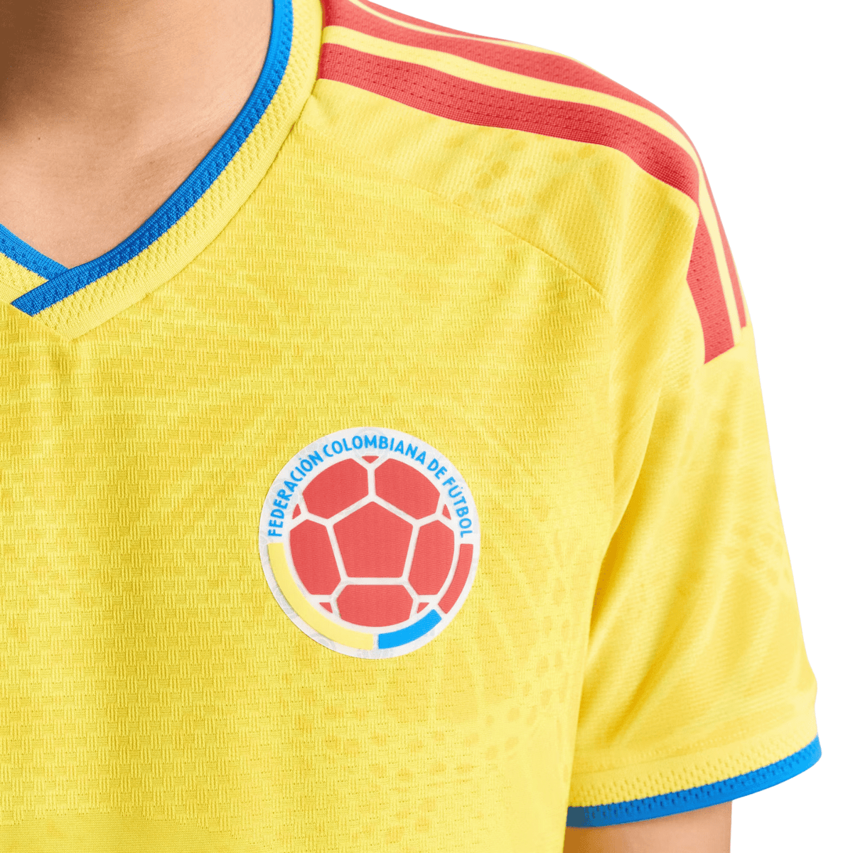 adidas Men's Machado Colombia 2026 Authentic Home Jersey (Impact Yellow) | SoccerWearhouse