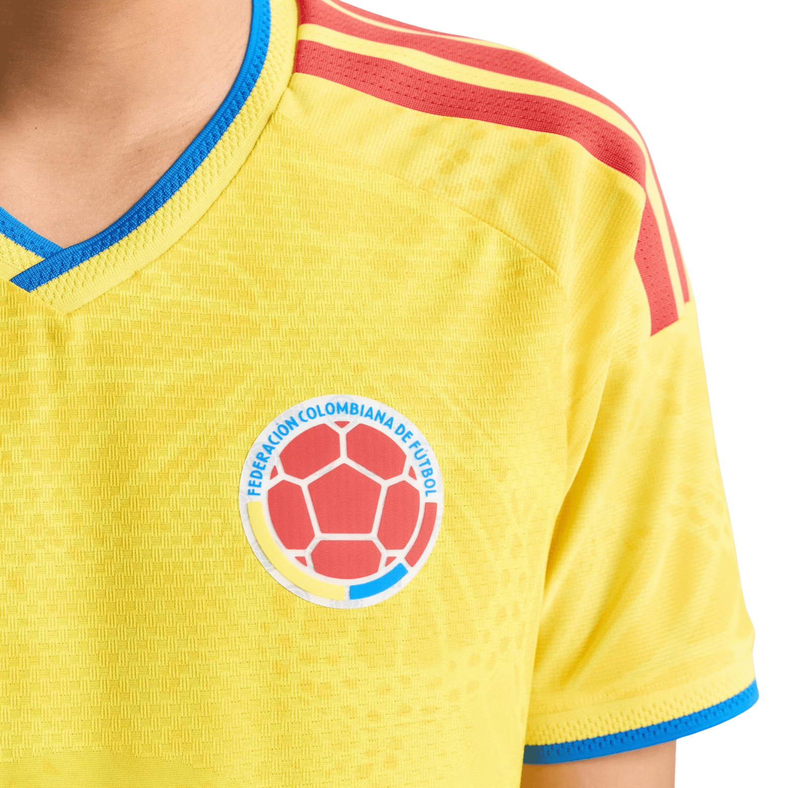 adidas Men's Machado Colombia 2026 Authentic Home Jersey (Impact Yellow) | SoccerWearhouse