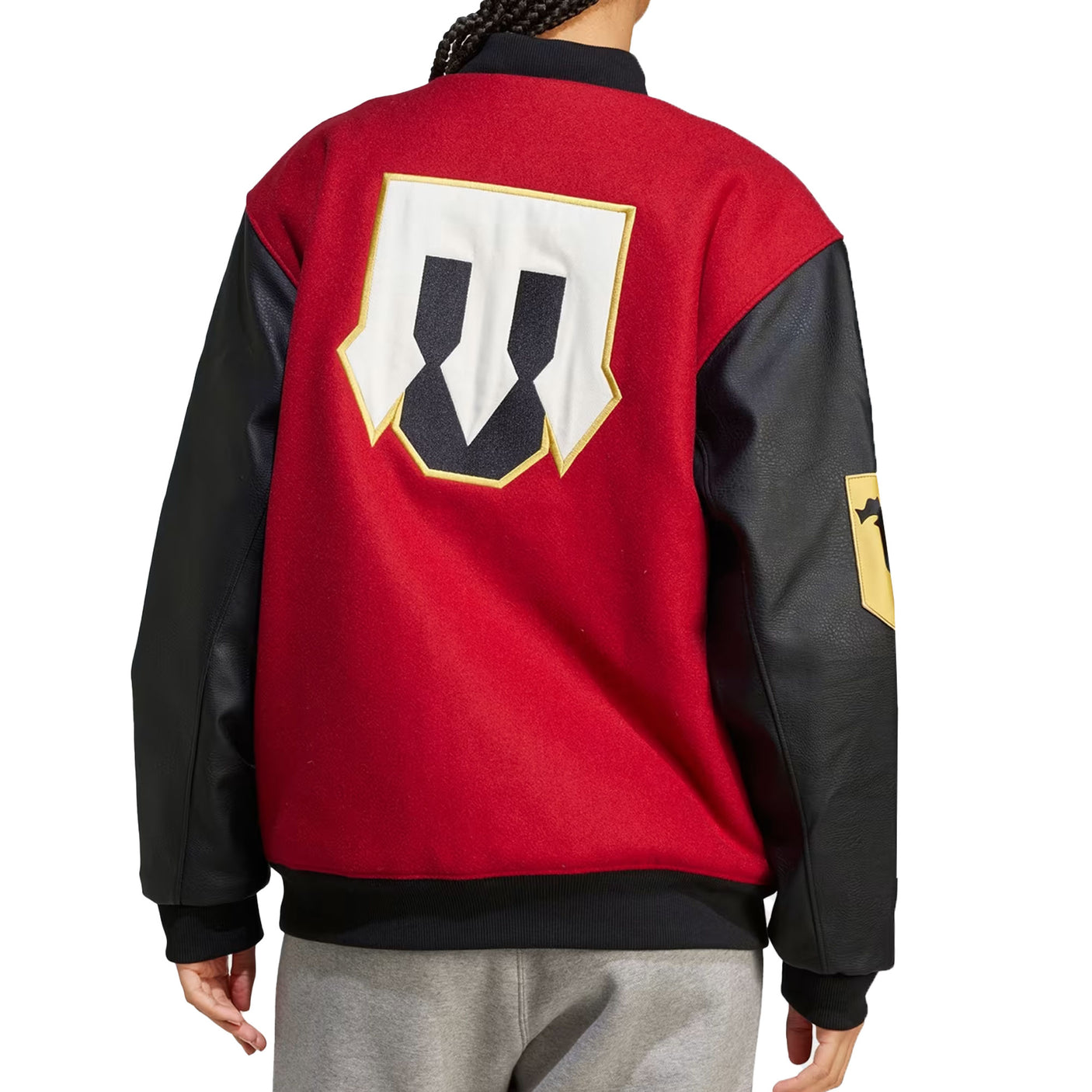 adidas Manchester United 24/25 Letterman Jacket (Red/Black)