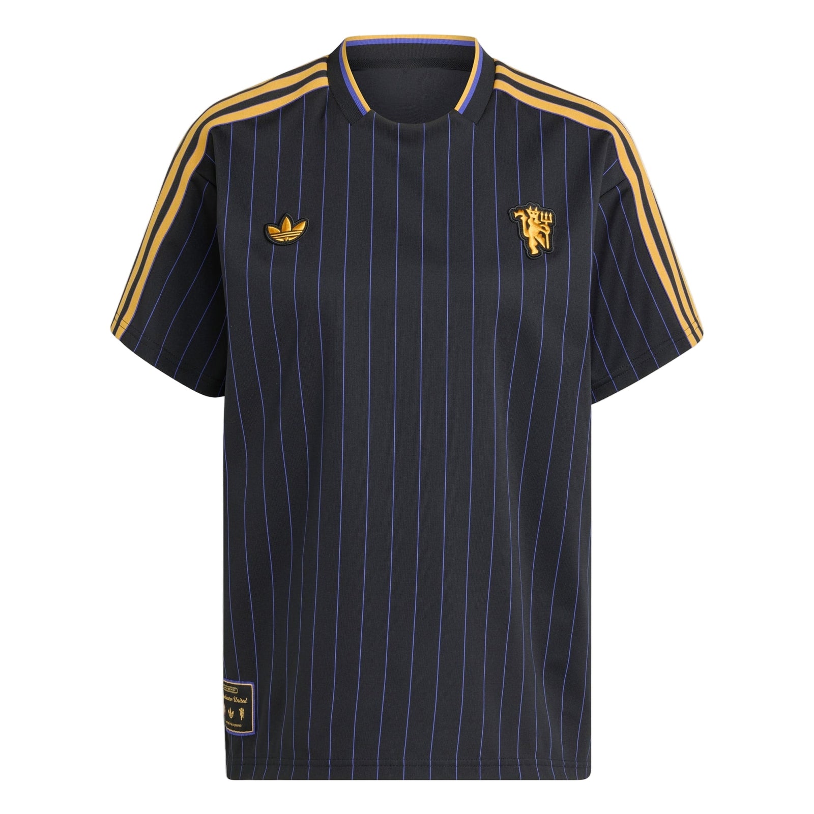 adidas Men's Manchester United 25/26 Icon Jersey (Black) | SoccerWearhouse