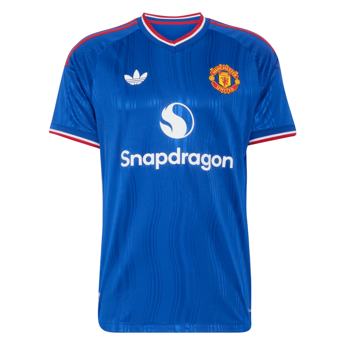 adidas Mens Manchester United Authentic Away Jersey 26/27 (Blue) | SoccerWearhouse