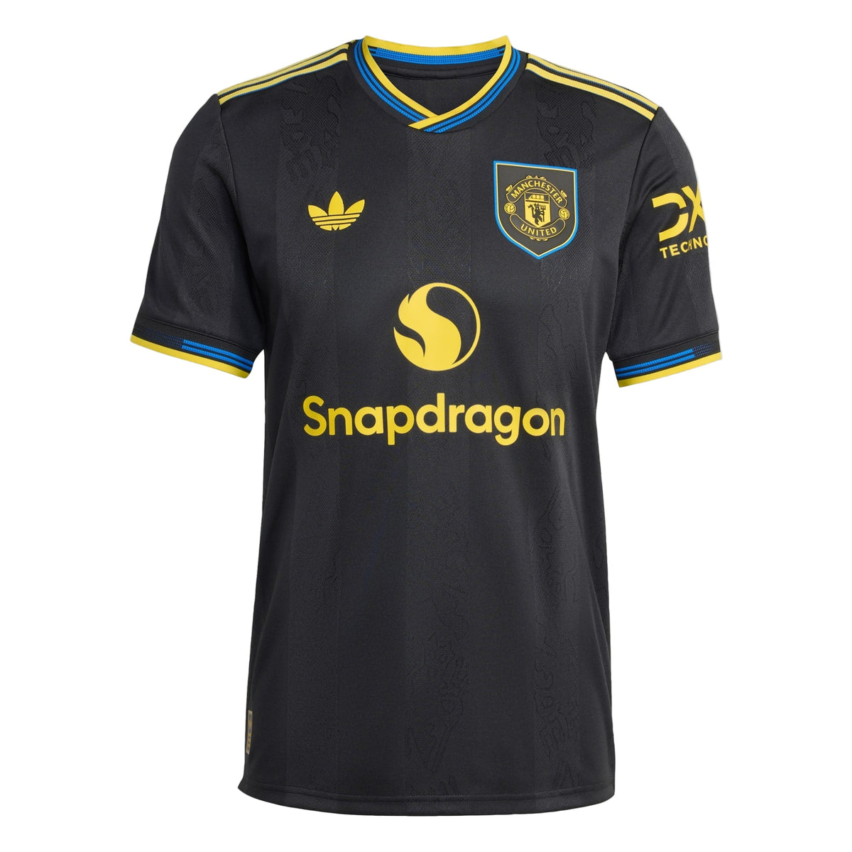 adidas Men's Manchester United Authentic Third Jersey 25/26 (Black) | SoccerWearhouse