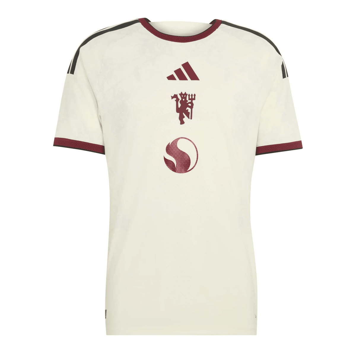 adidas Mens Manchester United Authentic Third Jersey 26/27 (Ivory) | SoccerWearhouse