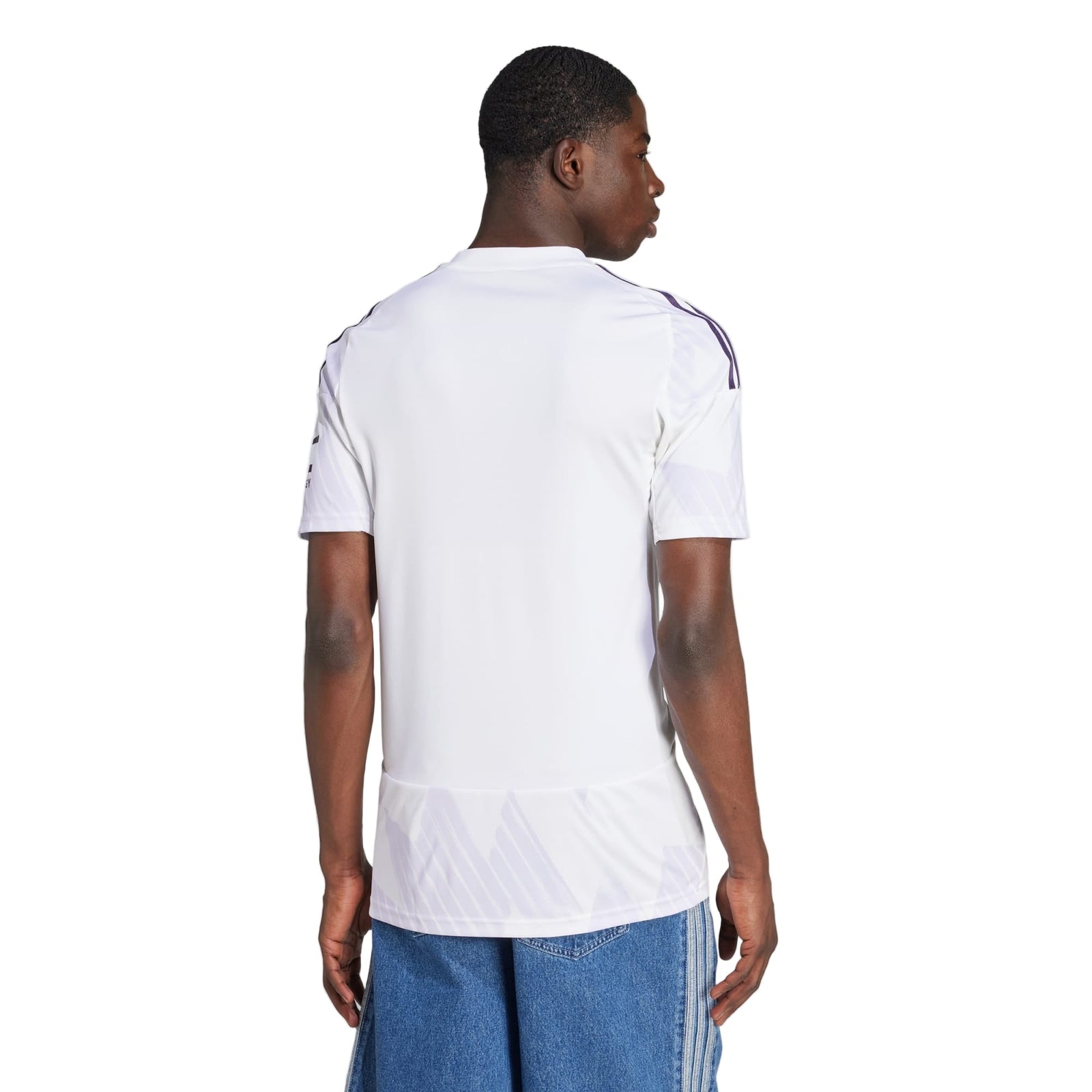 adidas Men's Manchester United Away Jersey 25/26 (White/Purple) | SoccerWearhouse