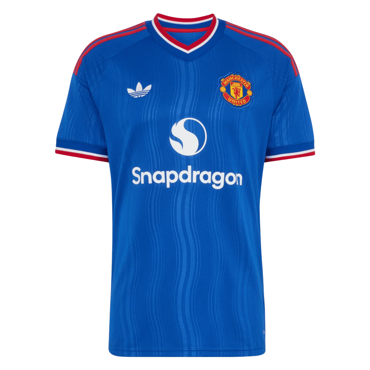 adidas Mens Manchester United Away Jersey 26/27 (Blue) | SoccerWearhouse
