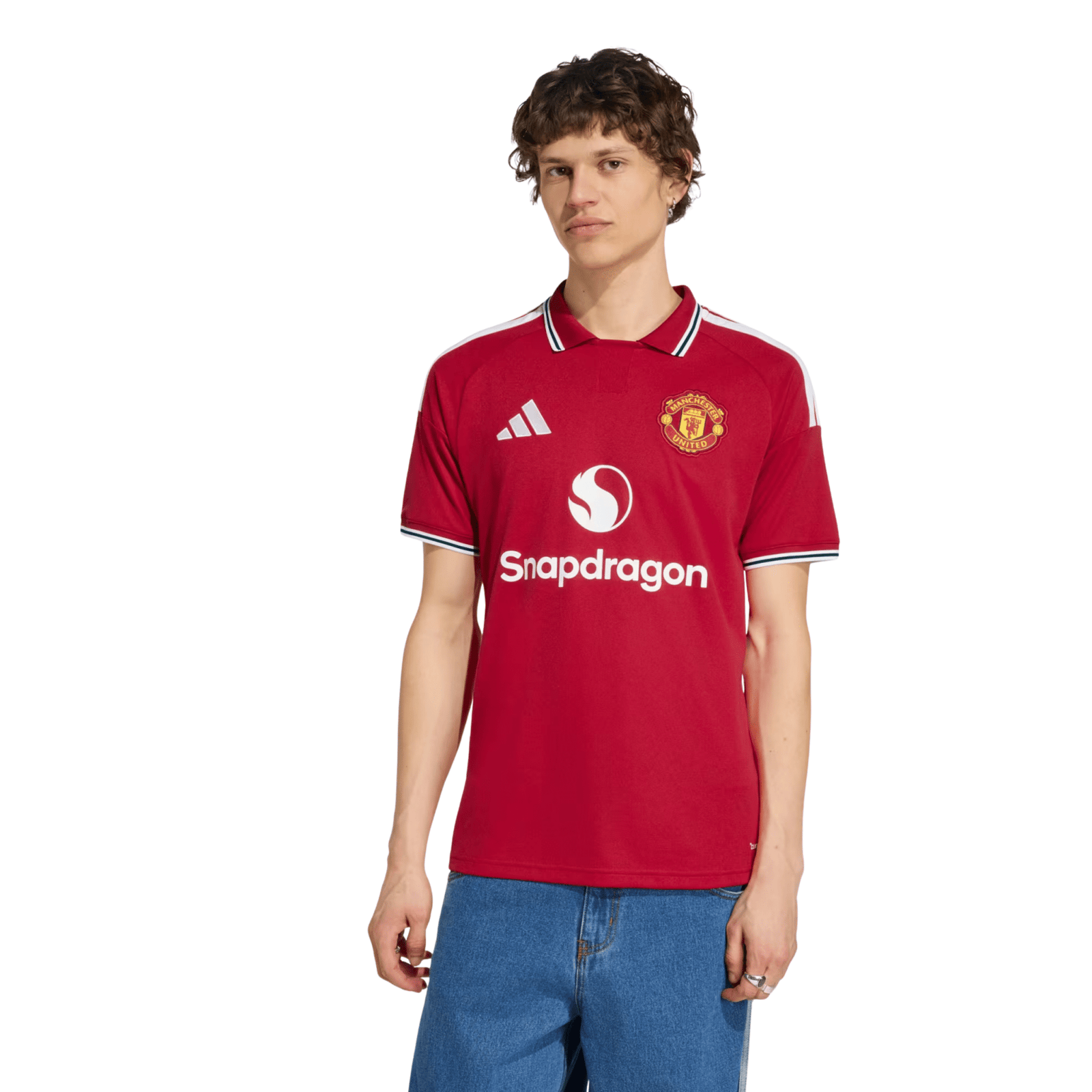 adidas Mens Manchester United Home Jersey 26/27 (Red) | SoccerWearhouse