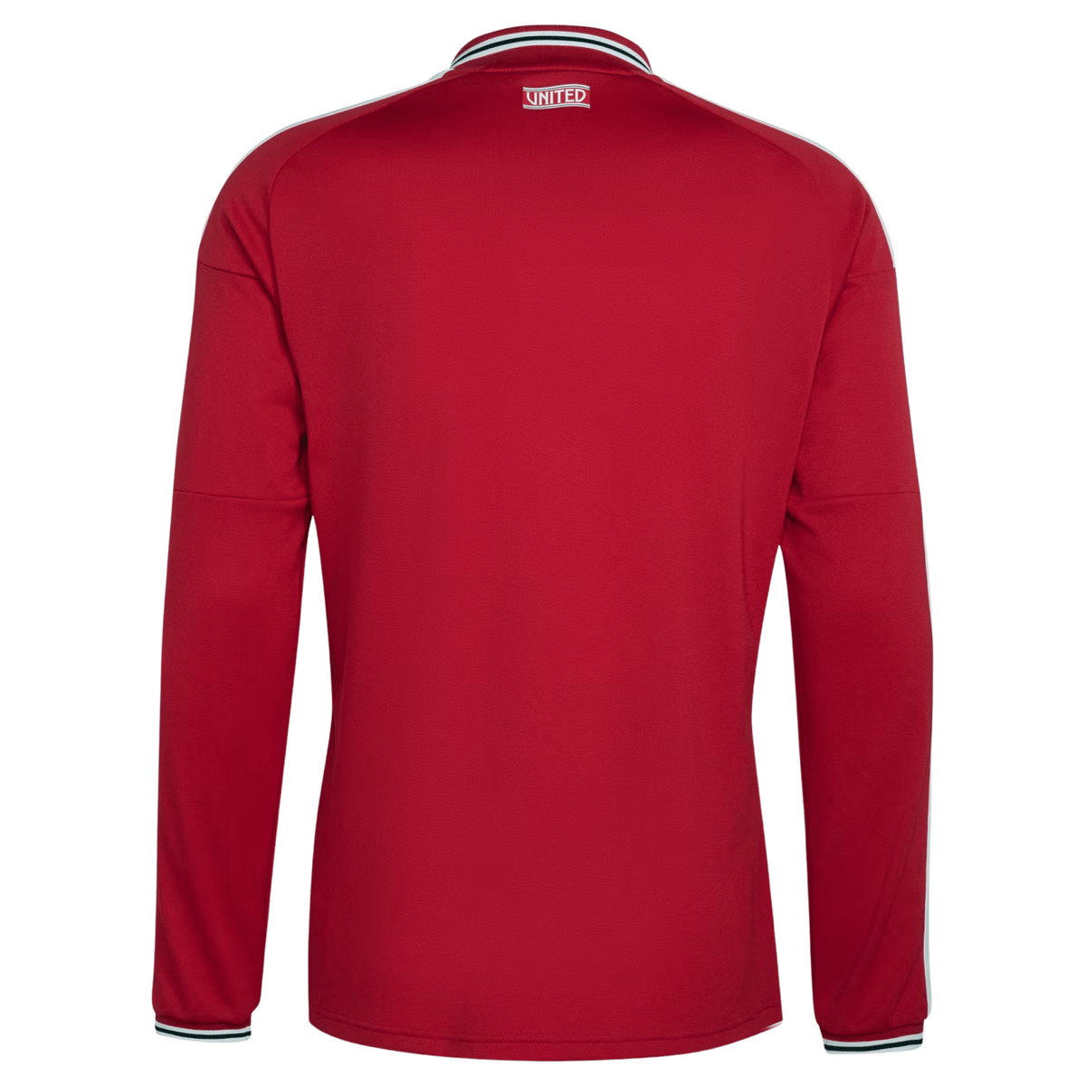 adidas Mens Manchester United Long Sleeve Home Jersey 26/27 (Red) | SoccerWearhouse