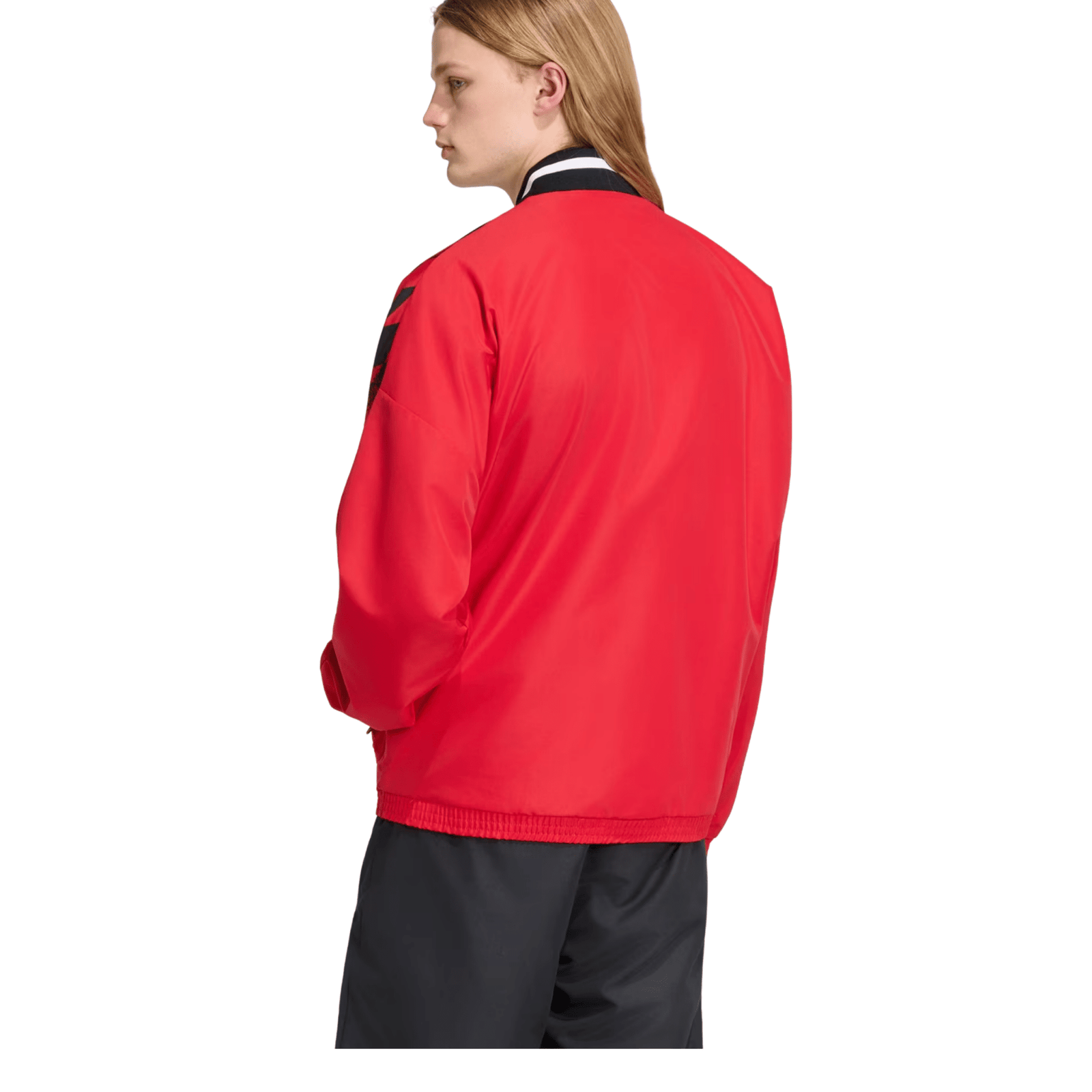 adidas Mens Manchester United Stadium Track Top 26/27 (Red/Black) | SoccerWearhouse