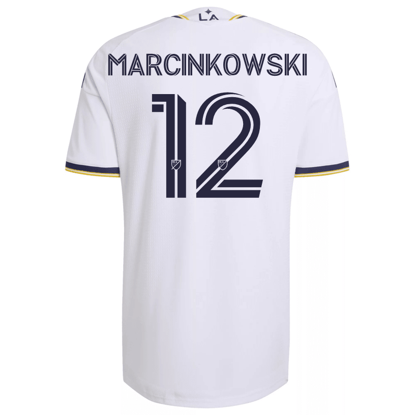 adidas Men's Marcinkowski LA Galaxy Authentic Match Home Jersey 26/27 (White) | SoccerWearhouse