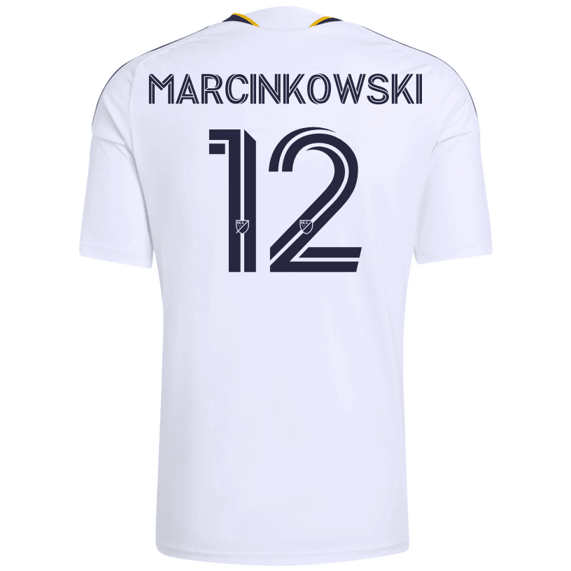 adidas Men's Marcinkowski LA Galaxy Home Stadium Jersey 26/27 (White) | SoccerWearhouse