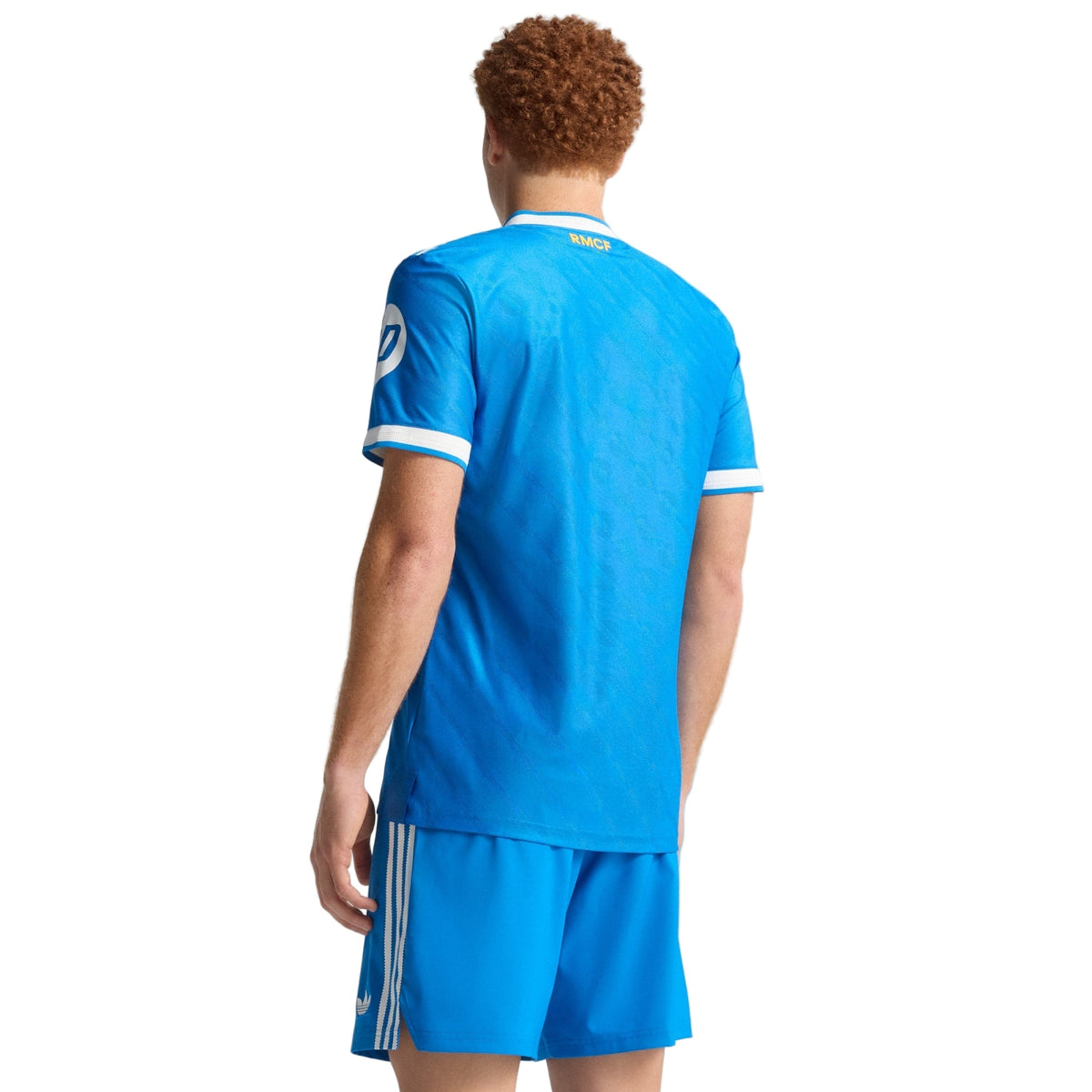 adidas Men's Mastantuono Real Madrid 25/26 Authentic Third Jersey w/ Champions League Patches (Blue) | SoccerWearhouse