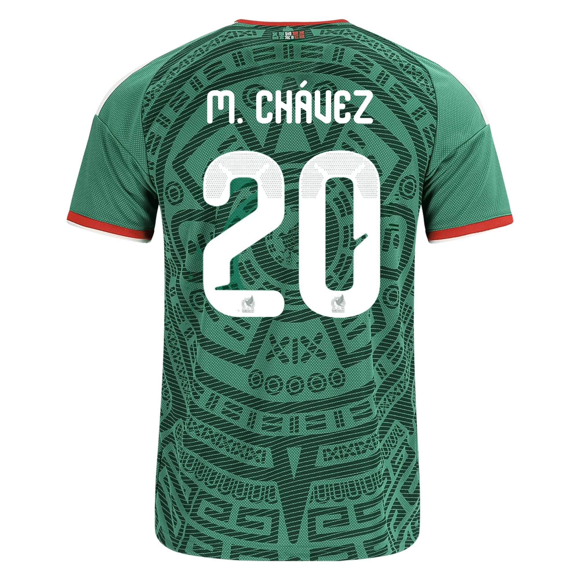 adidas Men's Mateo Chávez Mexico Home 2026 World Cup Jersey (Bold Gree
