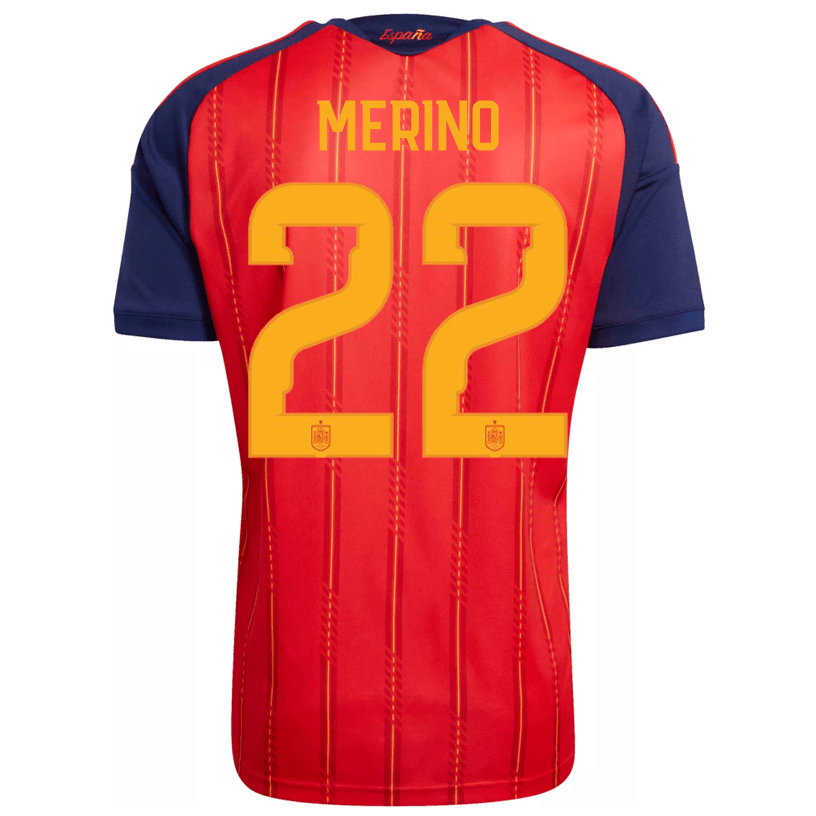 adidas Men's Merino Spain World Cup Home Jersey 2026 (Vivid Red) | SoccerWearhouse