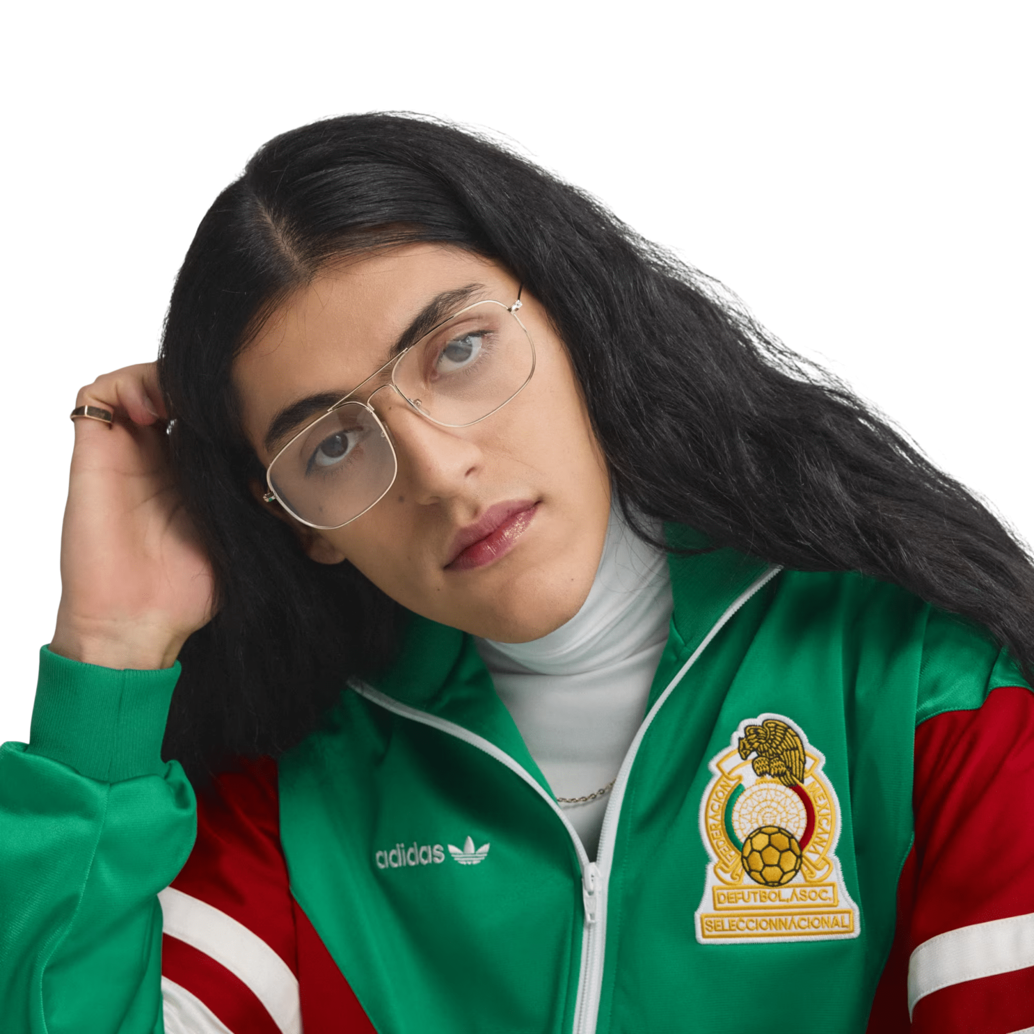 adidas Men's Mexico 86 Retro Track Top Jacket (Green)