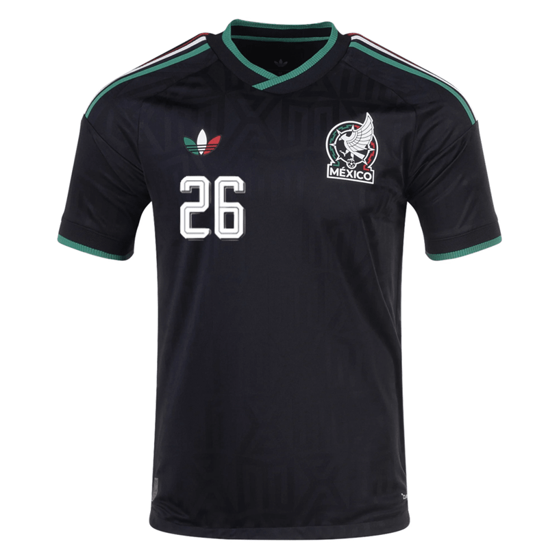 adidas Men's Mexico Armando Gonzalez Authentic Match Third Jersey 2026 (Black) | SoccerWearhouse