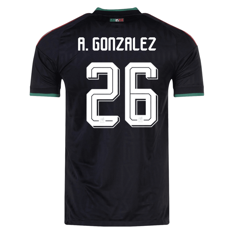 adidas Men's Mexico Armando Gonzalez Authentic Match Third Jersey 2026 (Black) | SoccerWearhouse