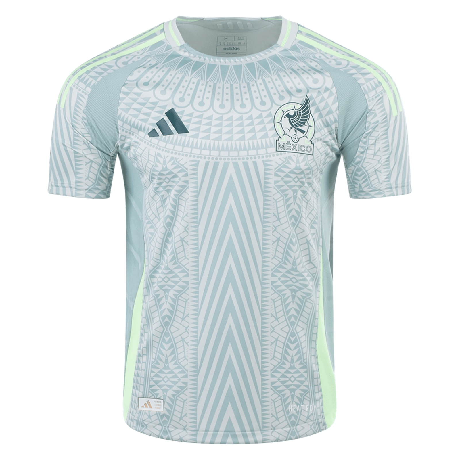 adidas Mens Mexico Authentic Away Jersey 24/25 (Linen Green) | SoccerWearhouse