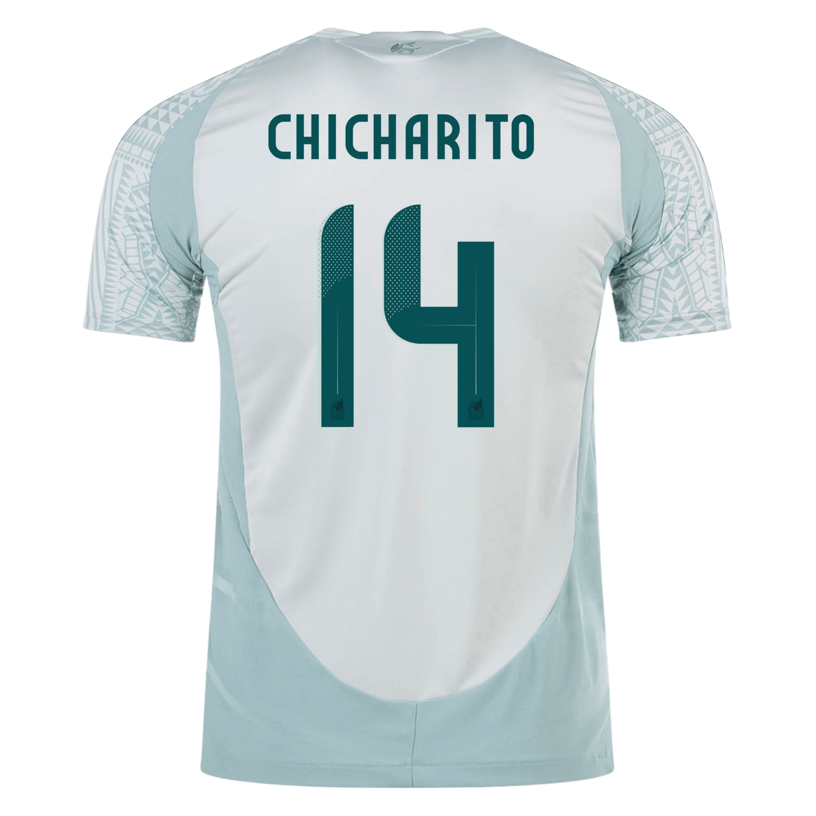 adidas Mens Mexico Authentic Chicharito Away Jersey 24/25 (Linen Green) | SoccerWearhouse