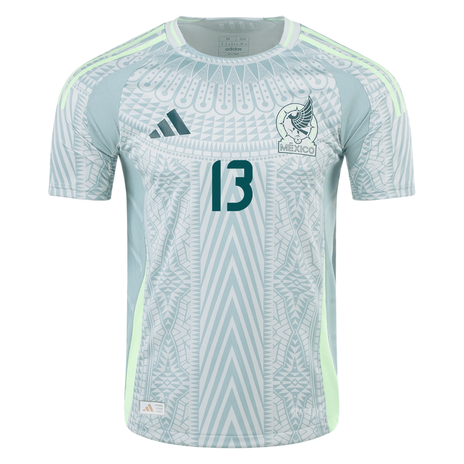 adidas Mens Mexico Authentic Guillermo Ochoa Away Jersey 24/25 (Linen Green) | SoccerWearhouse