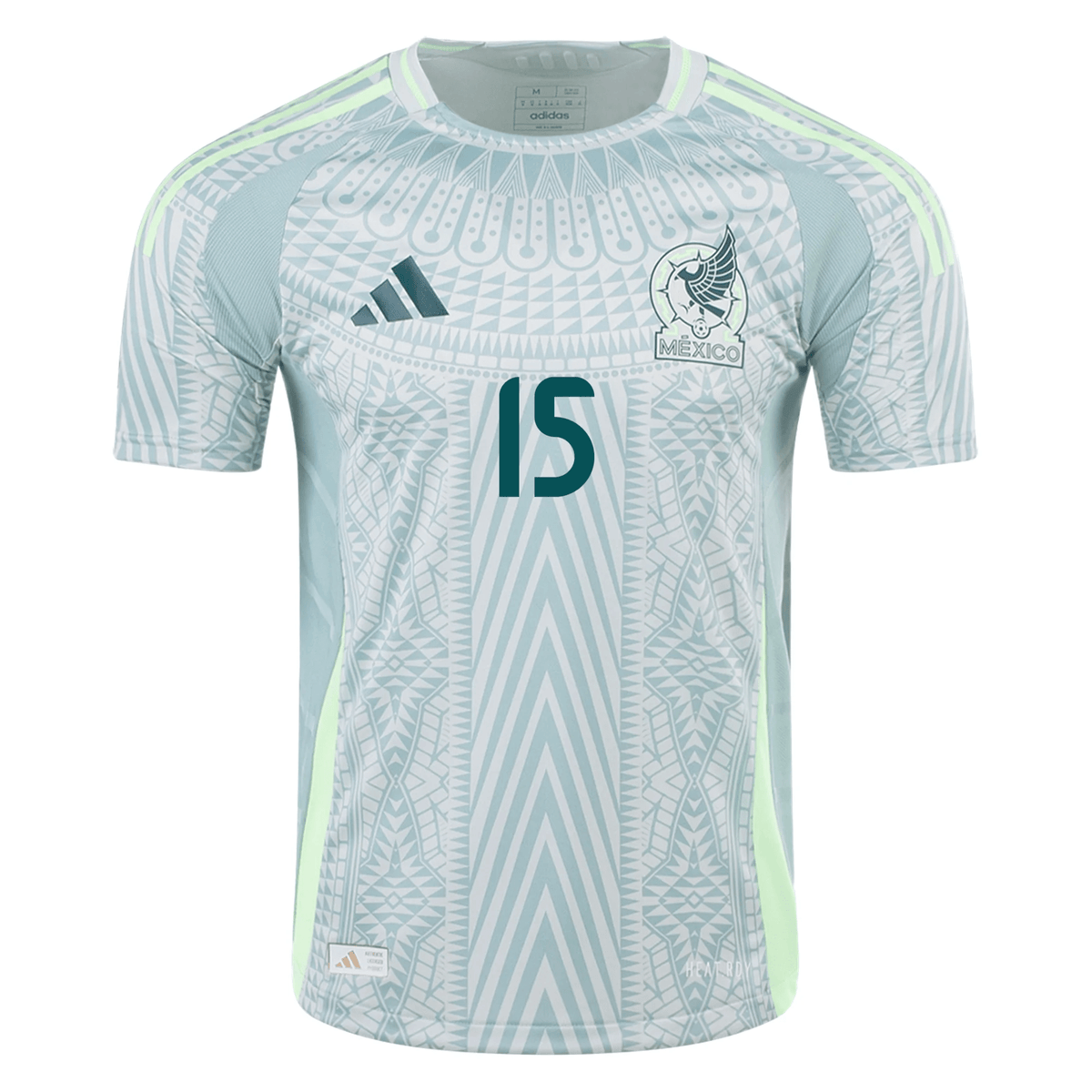 adidas Mens Mexico Authentic Uriel Antuna Away Jersey 24/25 (Linen Green) | SoccerWearhouse