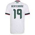 adidas Men's Mexico Berterame Authentic Match Away Jersey 2026 (White)