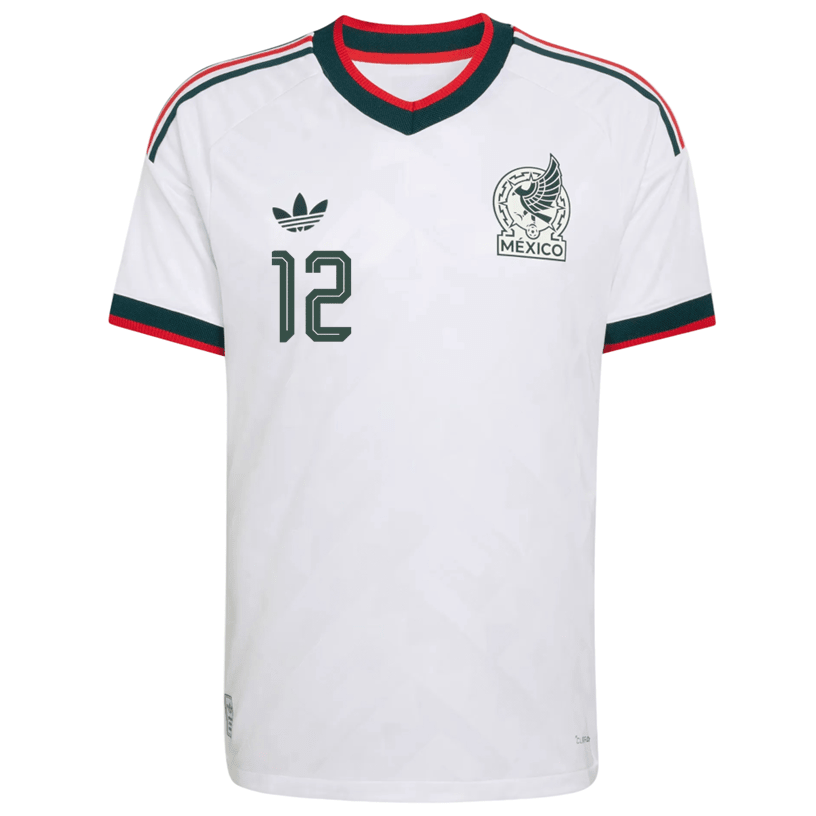 adidas Men's Mexico C. Huerta Authentic Match Away Jersey 2026 (White) | SoccerWearhouse