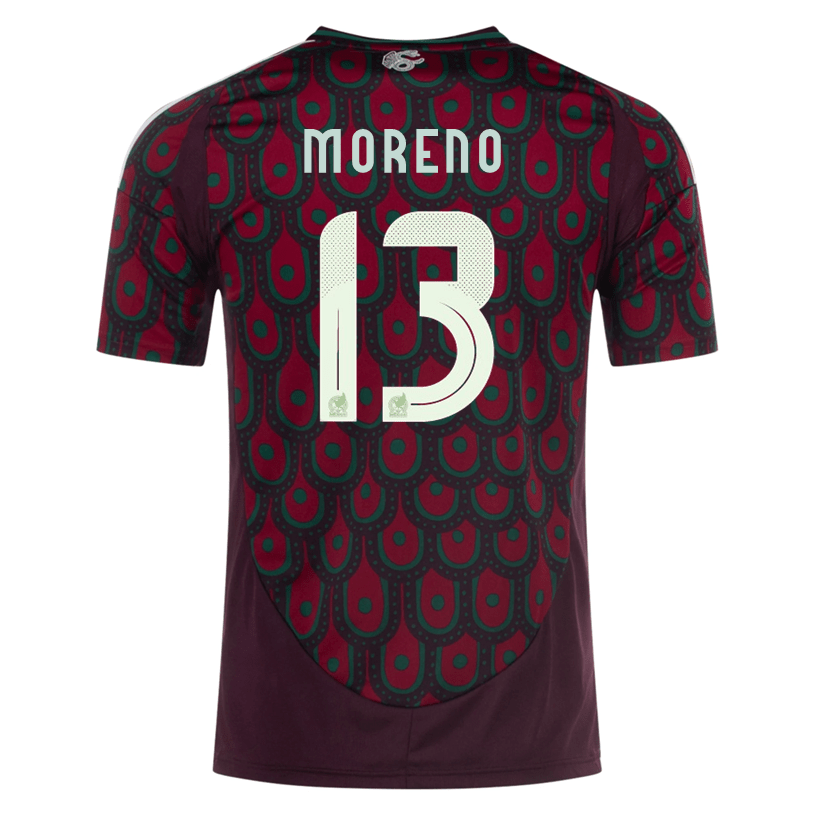 Adidas Mens Mexico Carlos Moreno Home Jersey 24/25 (Multicolor) | SoccerWearhouse