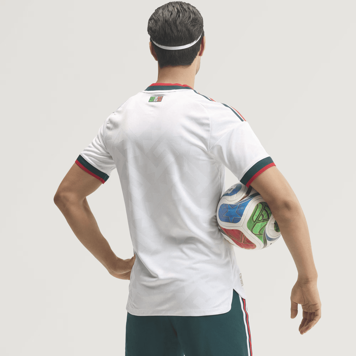 adidas Men's Mexico Chicharito Authentic Match Away Jersey 2026 (White) | SoccerWearhouse