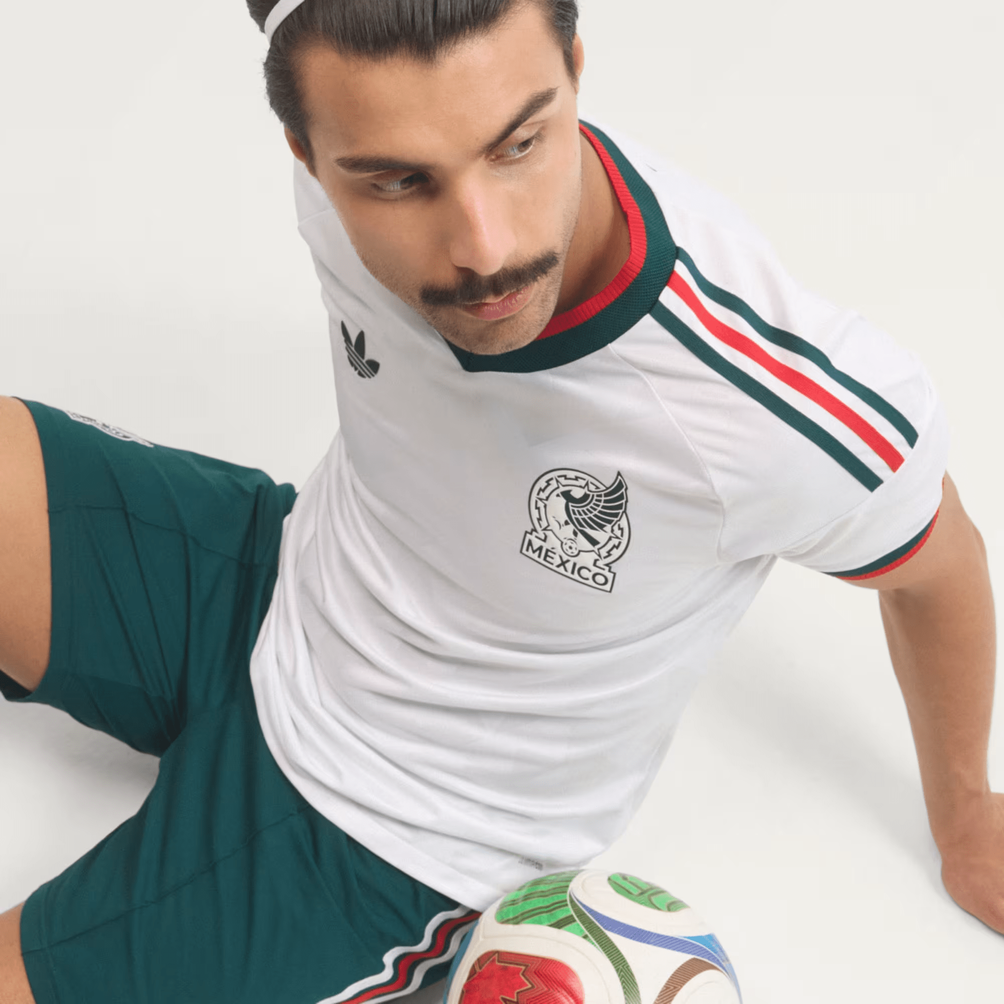 adidas Men's Mexico G. Ochoa Authentic Match Away Jersey 2026 (White) adidas Men's Mexico G. Ochoa Authentic Match Away Jersey 2026 (White)