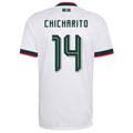 adidas Men's Mexico Chicharito Authentic Match Away Jersey 2026 (White)