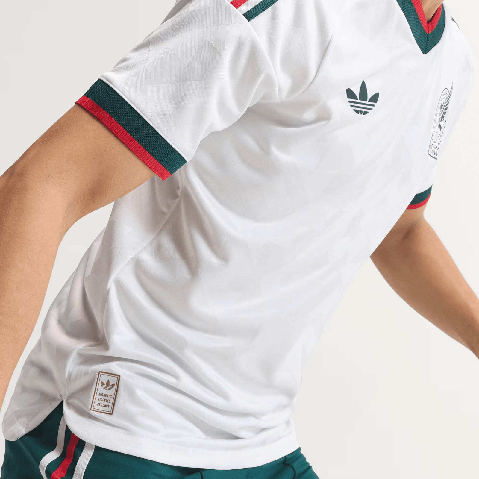 adidas Men's Mexico Chicharito Authentic Match Away Jersey 2026 (White) | SoccerWearhouse