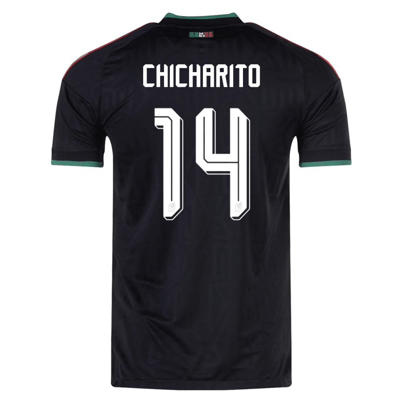 adidas Men's Mexico Chicharito Authentic Match Third Jersey 2026 (Black)