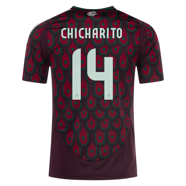 Adidas Mens Mexico Chicharito Home Jersey 24/25 (Multicolor) | SoccerWearhouse