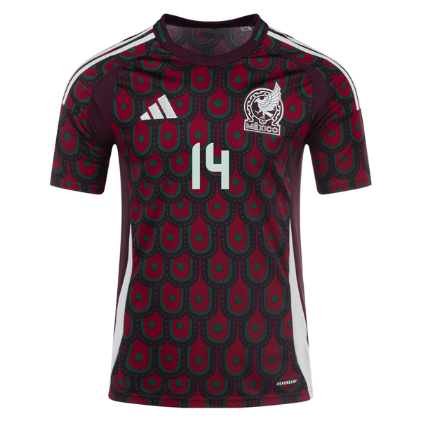 Adidas Mens Mexico Chicharito Home Jersey 24/25 (Multicolor) | SoccerWearhouse
